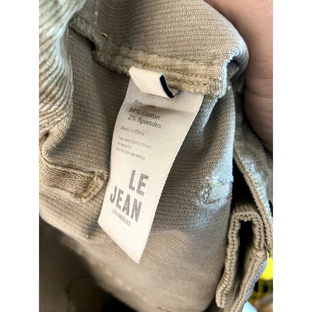 Le Jean Utility Soft Barrel Corduroy Pants size 30 - Picture 4 of 7